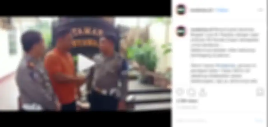Polisi dan sopir ambulans di video viral akhirnya berdamai