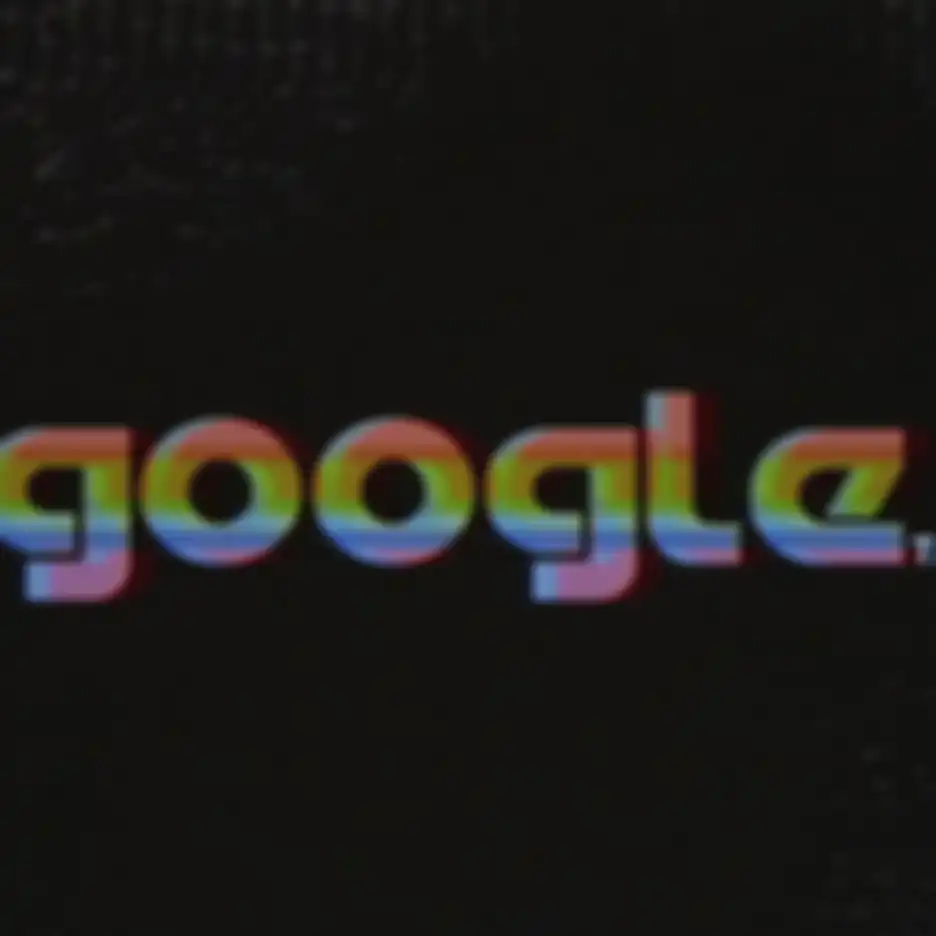 Desain logo berbagai brand di internet dengan gaya retro 80-an