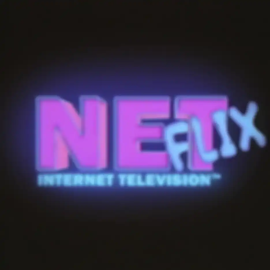 Desain logo berbagai brand di internet dengan gaya retro 80-an