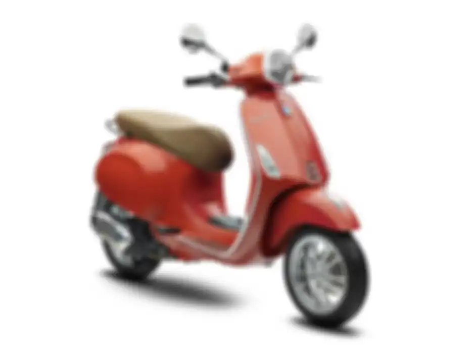 Vespa Primavera Orange Tramonto Glossy