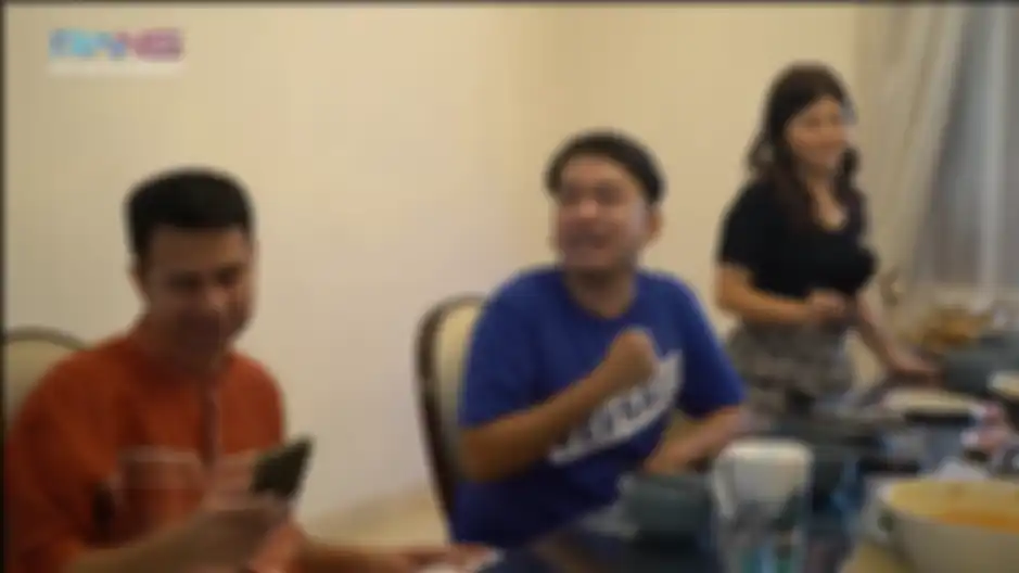 Keluarga Raffi Ahmad saat berkunjung ke kediaman Ruben Onsu