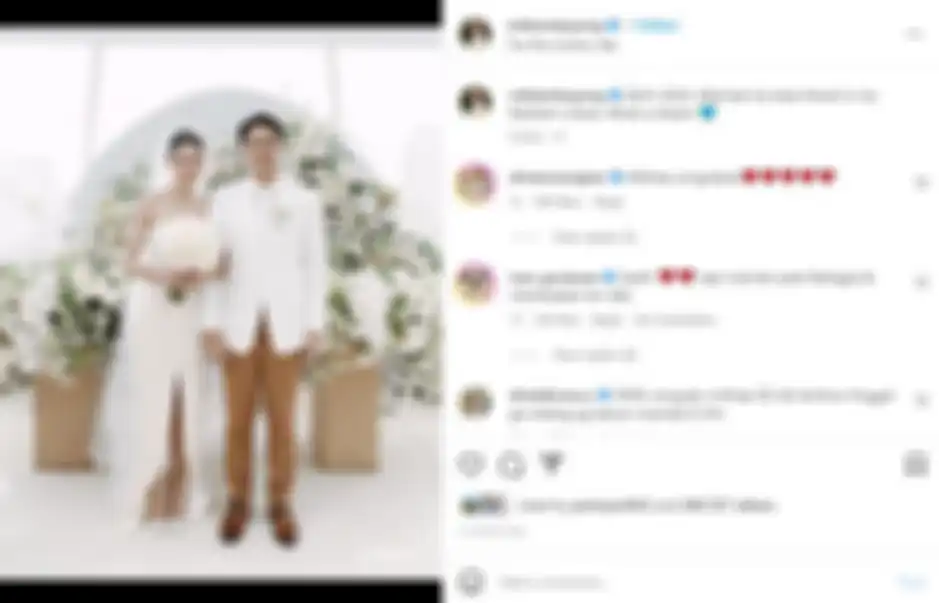 Potret pernikahan Deva Mahendra dan Mikha Tambayong