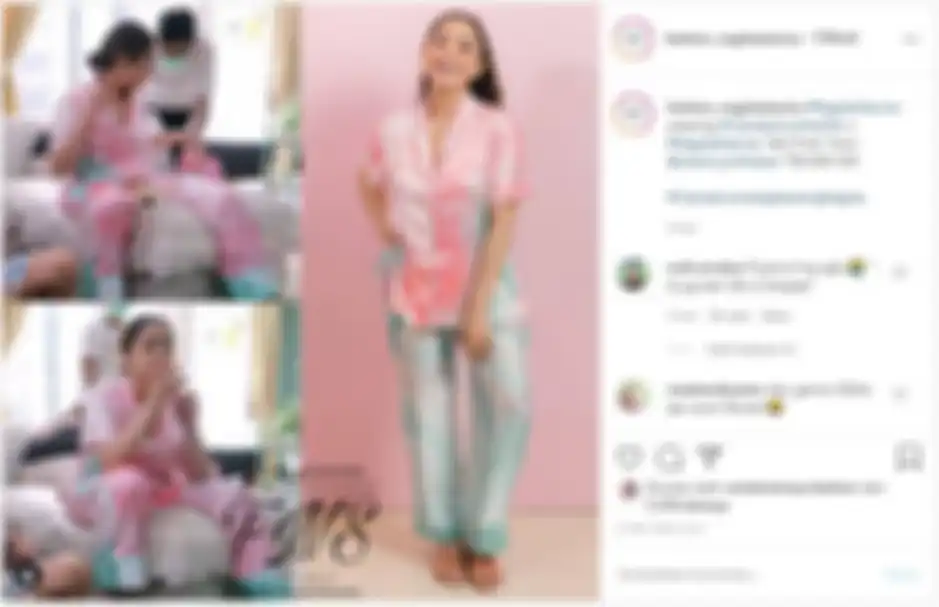 Cuek duduk ngangkang dengan pakai piyama seharga Rp 800 ribu, Nagita Slavina banjir komentar netizen.