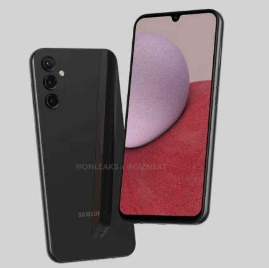 Render desain Samsung Galaxy A14 yang dianggap tidak membawa banyak perubahan dibanding Galaxy A13.