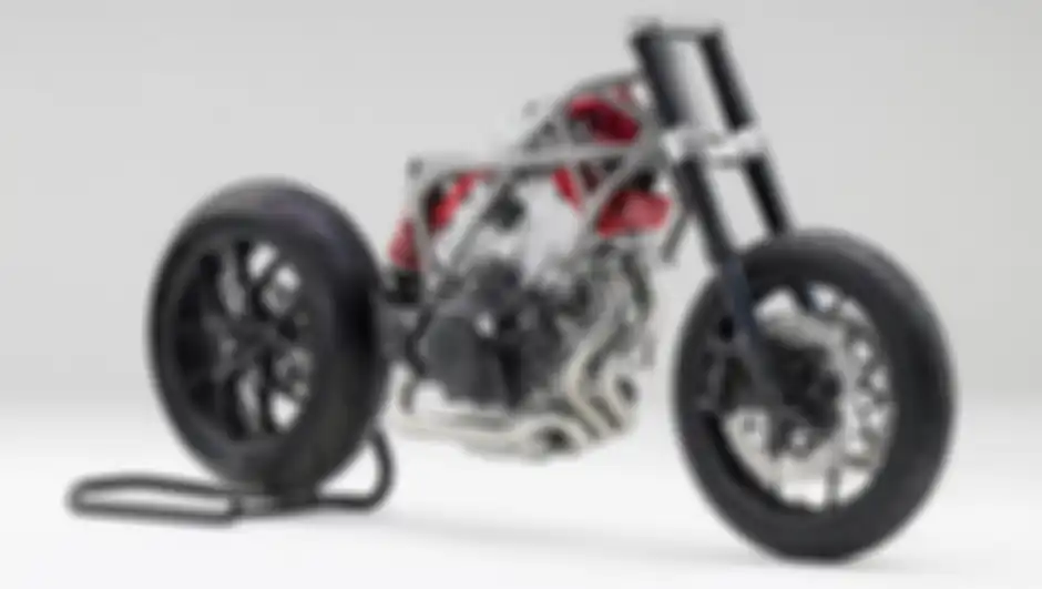 Motor konsep Honda ICE V3, belum ada bodi