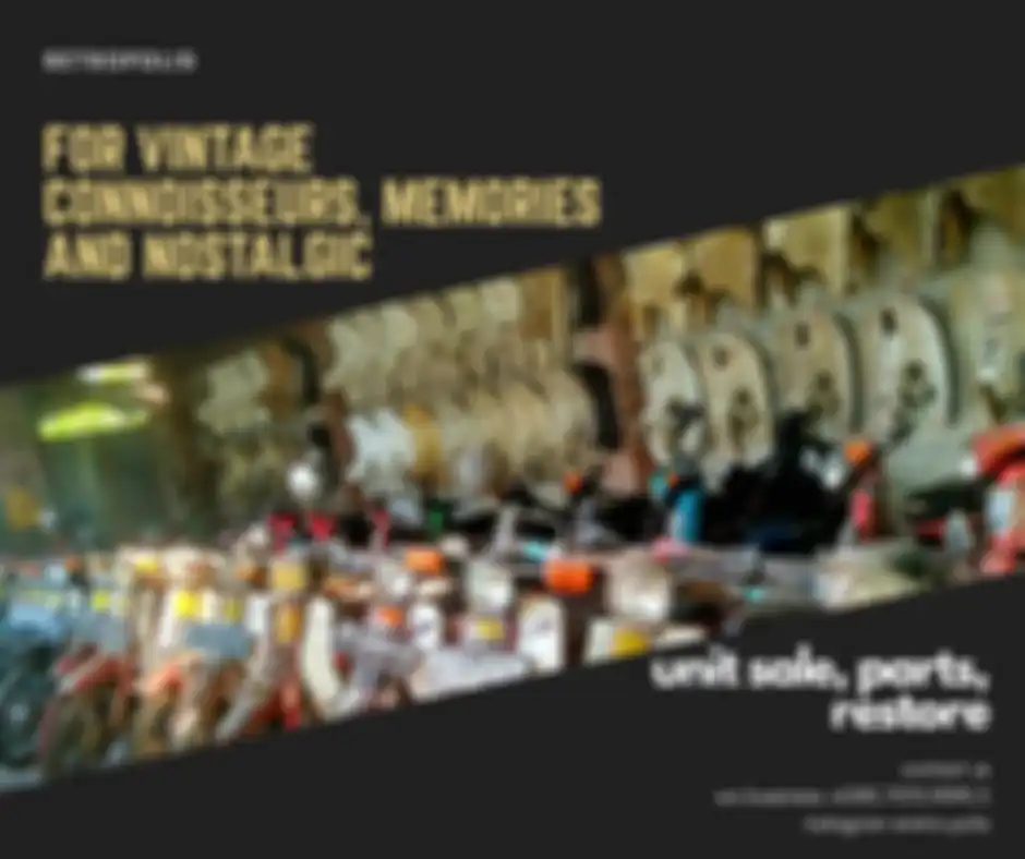Tidak hanya menjual motor bebek jadul, Retropolis juga membuka jasa restorasi.