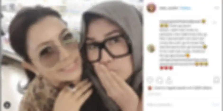 Komentar Mayangsari dipostingan Nicky Astria.