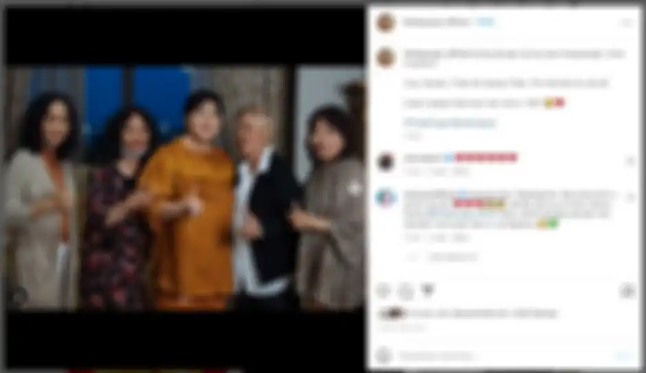 Momen Titiek Puspa reuni dengan grup band Dara Puspita.