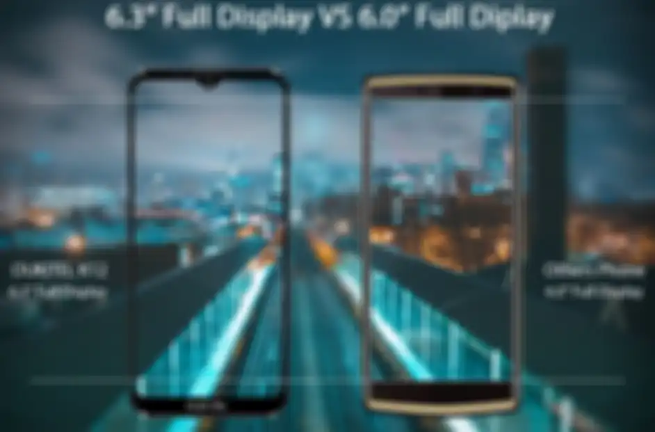 Perbandingan layar Oukitel K12 dengan merek lain