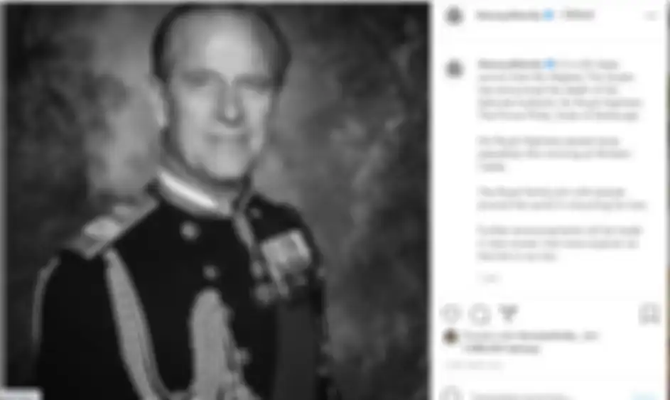 Pengumuman kerajaan bahwa Pangeran Philip telah meninggal dunia