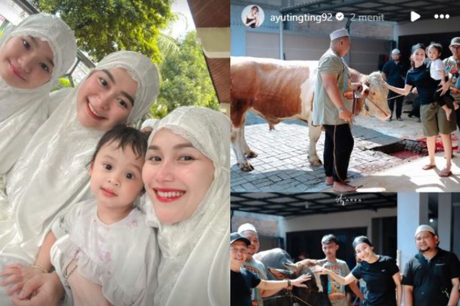 Langganan Jadi Tukang Potong Daging Saat Idul Adha, Ayu Ting Ting Sampai Berikan Julukan Ini ke Dirinya