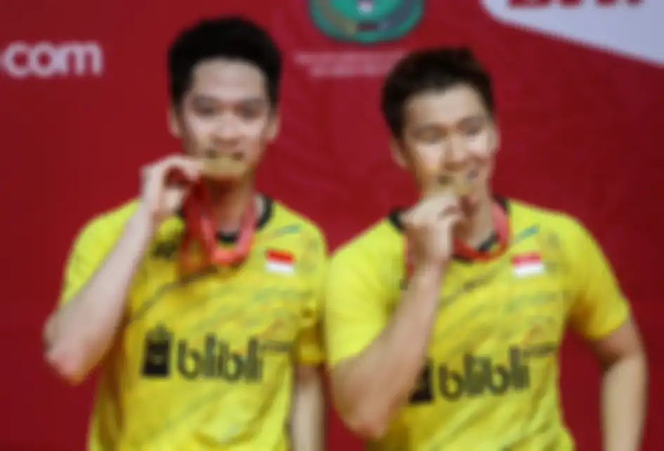 Kevin Sanjaya dan Gideo Markus