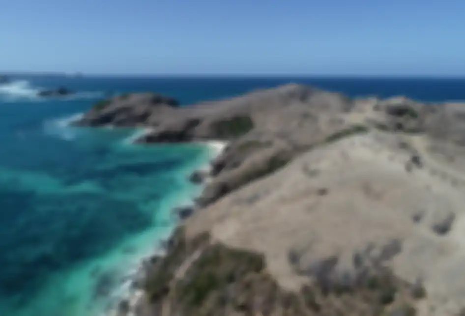 Lanskap Bukit Merese, Lombok Tengah, NTB, Minggu (4/8/2019). Bukit Merese merupakan salah satu destinasi wisata di Lombok Tengah untuk menyaksikan matahari terbenam.