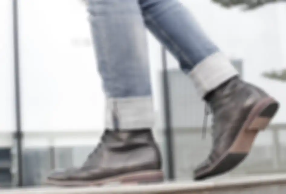 Neo Brogues Boots salah satu boots kreasi brand sepatu lokal Nappa Milano, Rabu (30/1/2019). Boots ini menggunakan nappa leather pada upper, lalu lambskin pada lining dan sol rubber. 