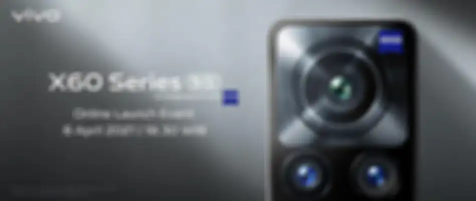 Poster jadwal peluncuran vivo X60 Series di Indonesia.