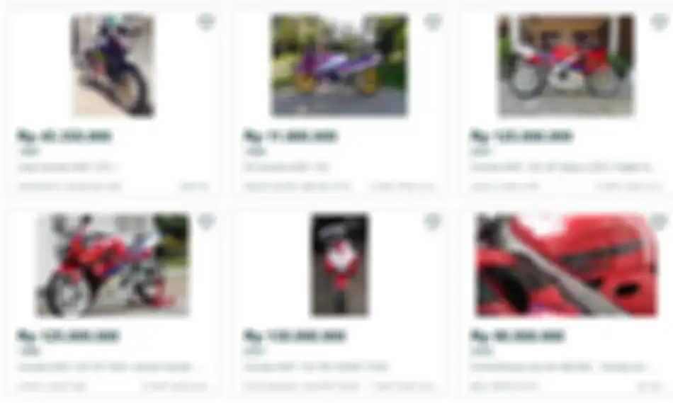 Harga Honda NSR 150 series selangit