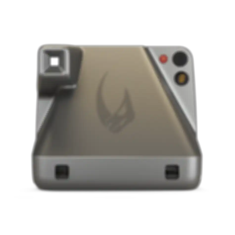 Bagian belakang Polaroid Now Star Wars The Mandalorian Version.