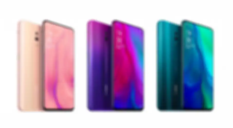 Tiga varian warna Oppo Reno 10x Zoom 