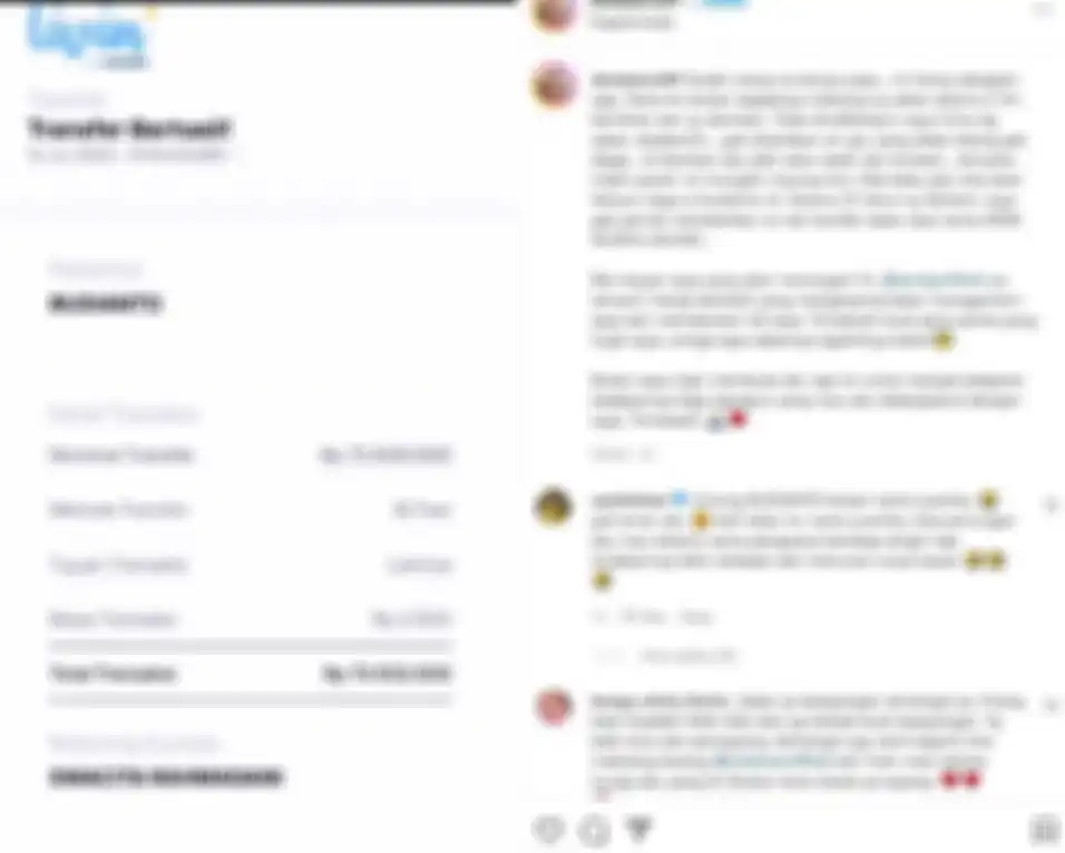 Dewi Perssik tunjukkan bukti transfer bayarannya yang masuk ke rekening atas nama Budianto 
