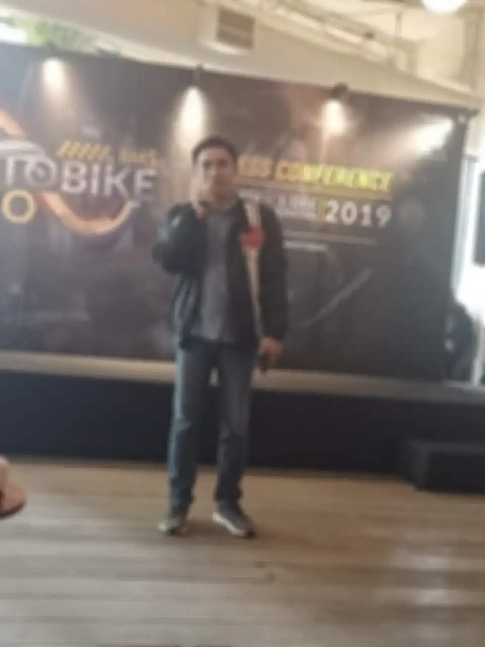 Rudi MF di acara konferensi pers IIMF Motobike 2019