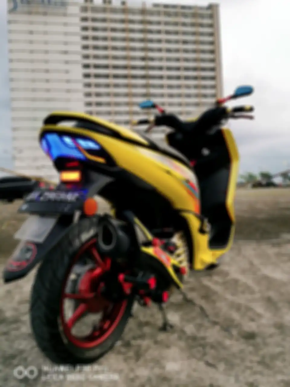 Tampang buritan Yamaha Lexi juara 1 daily use