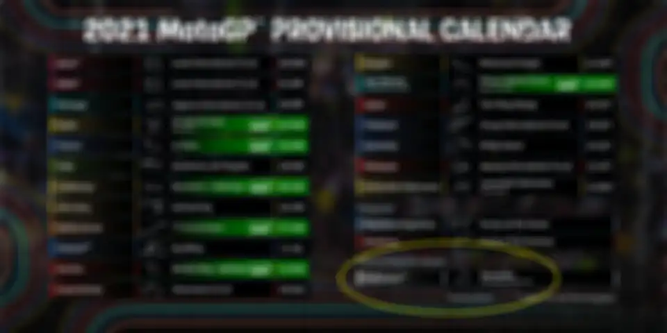 Update kalender MotoGP 2021 pekan ini di mana venue cadangan MotoGP musim ini hanya tinggal sirkuit Mandalika (Indonesia)