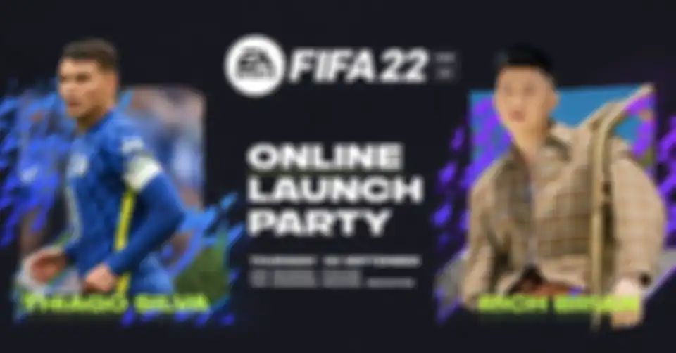 Poster acara FIFA 22 Online Launch Party
