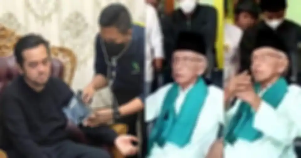 Bechi pewaris Ponpes Shiddiqiyyah Jombang bikin jiwa korban pencabulan melayang. Foto ayahnya bertemu Luhut Binsar disorot.