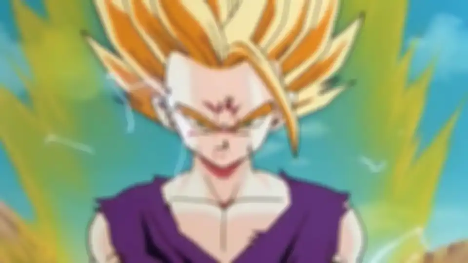 Gohan dalam form Super Saiyan 2 saat mengalahkan Cell