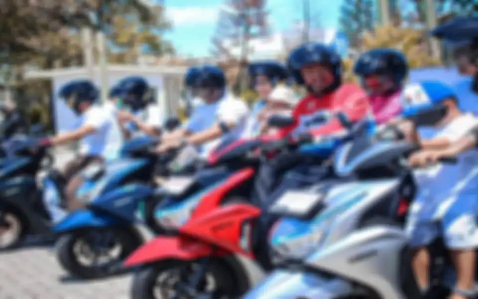 Tim MOTOR Plus-Online.com berkesempatan hadir dan menikmati naik motor Yamaha FreeGo 125 bersama keluarga.