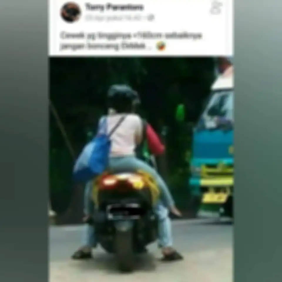Boceng di Yamaha XMAX mungkin dikiranya di NMAX