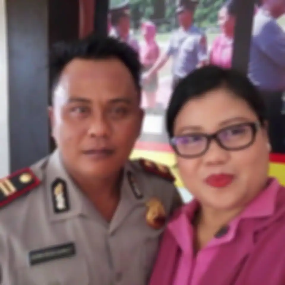 Foto tampang Kapolsek Parigi Iptu IGDN yang dicopot sengaja disebarkan di media sosial. Nomor telepon Kapolsek Parigi juga dicantumkan.