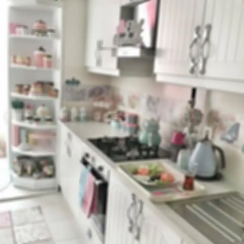 Desain dapur mungil sengaja mengadopsi gaya begini hingga foto hasilnya dicontek. Cocok buat interior rumah minimalis.