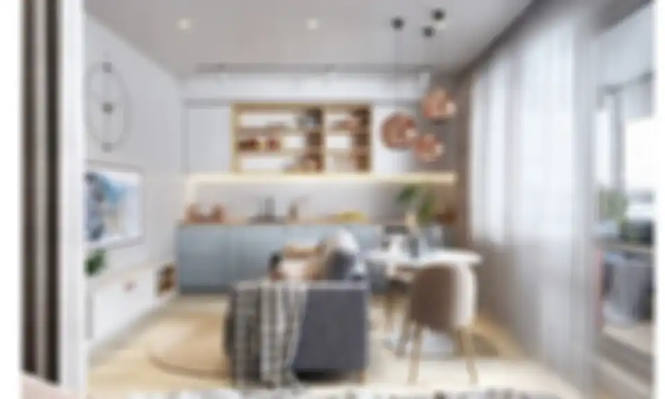Inilah desain dapur menyatu dengan ruang keluarga yang mengusung gaya estetik. Intip 6 foto referensinya. Amboi cantik nian!