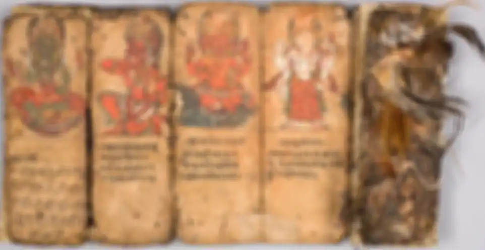 Buku aneh yang pernah ditulis; buku panduan dukun tradisional Nepal.