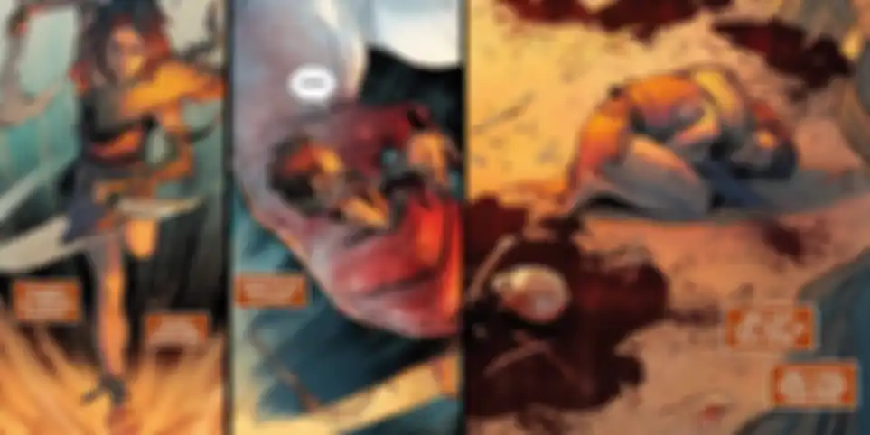 Panel komik Avengers #7