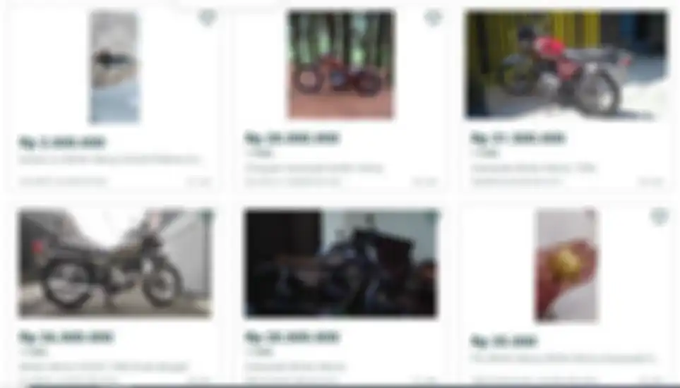 Harga bekas Kawasaki Binter Merzy di marketplace.