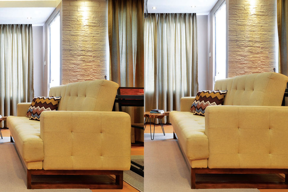 Trik Hadirkan Suasana Rumah Tapak di Apartemen, Gunakan Material Jati Solid!