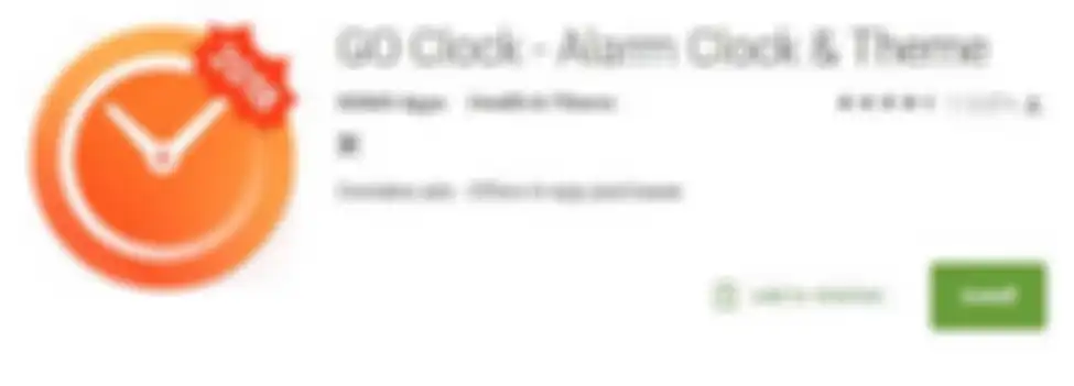 GO Clock