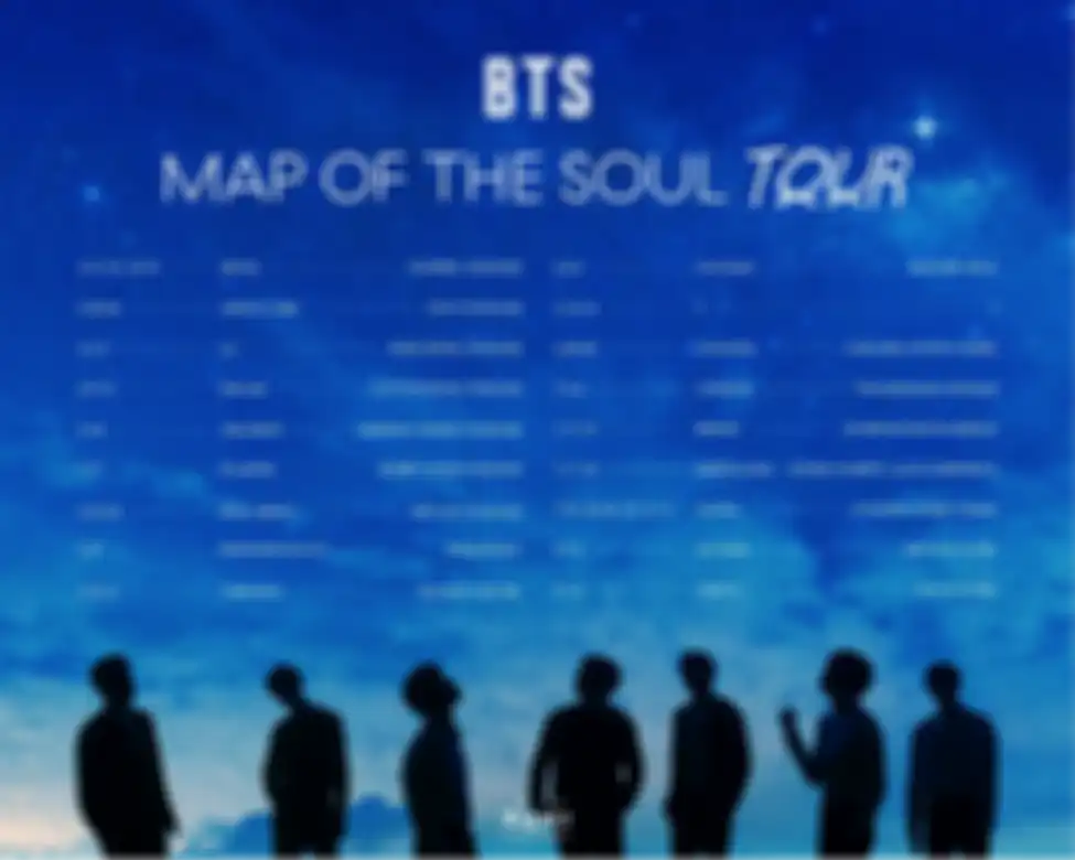 Jadwal Map of the Soul Tour