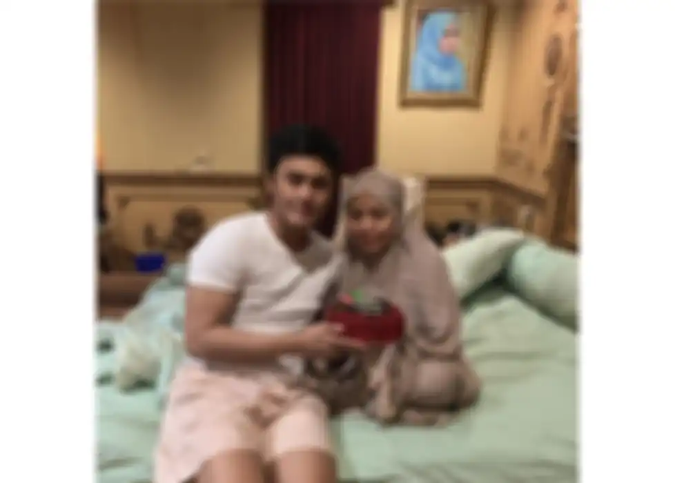 Kamar tidur Fadel Islami dan Muzdalifah