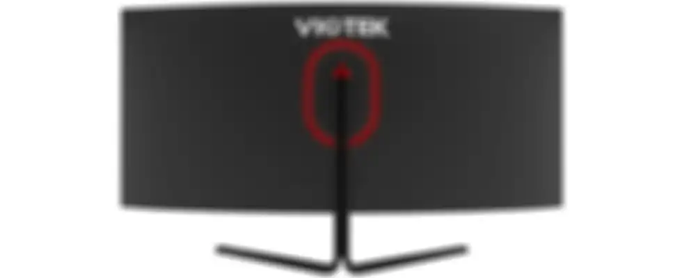 Monitor Viotek GNV34DBE2 nampak belakang