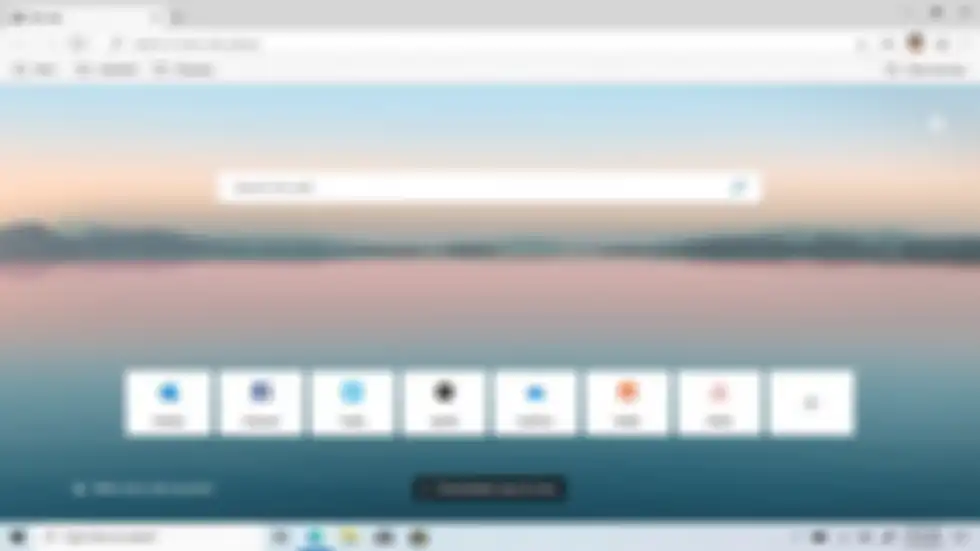 Tampilan Edge Chromium