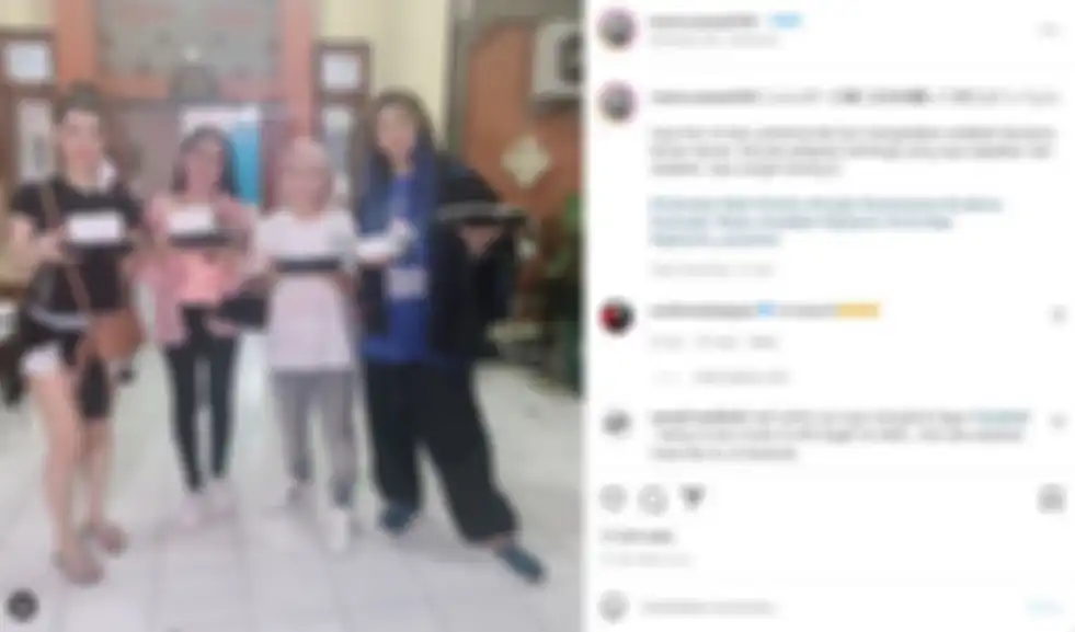 Miyabi berbagi untuk pertama kalinya di bulan ramadan.