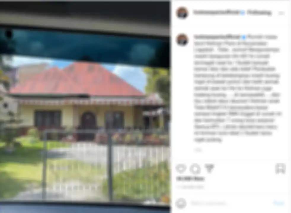 Unggah foto rumah lawasnya yang mirip bangunan Belanda, Hotman Paris mendadak kenang masa-masa jama dulu.