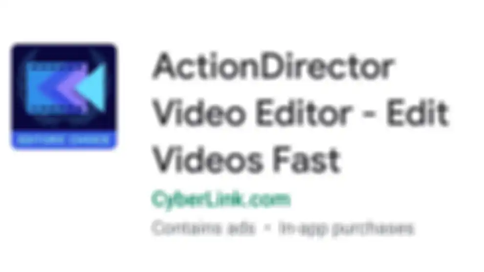 Aplikasi Action Director di Playstore