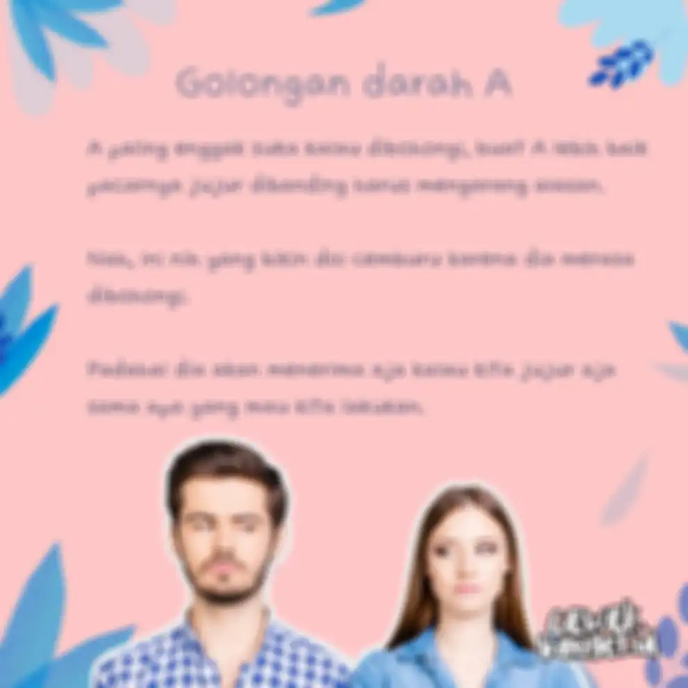 Cowok golongan darah A