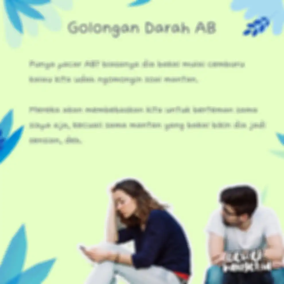 Cowok golongan darah AB