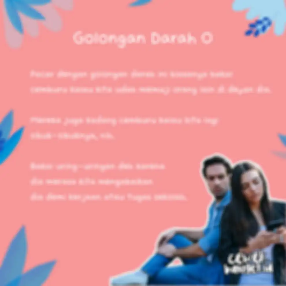 Cowok golongan darah O