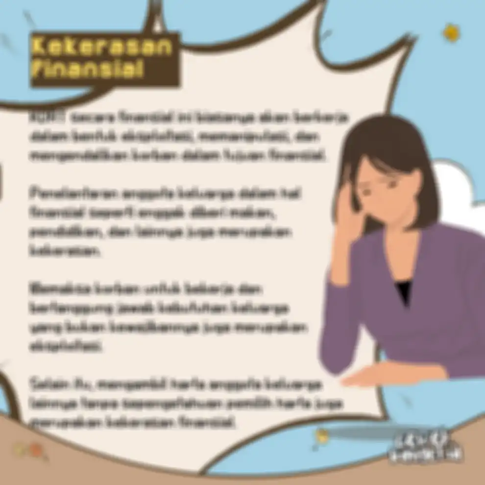 Kekerasan finansial KDRT